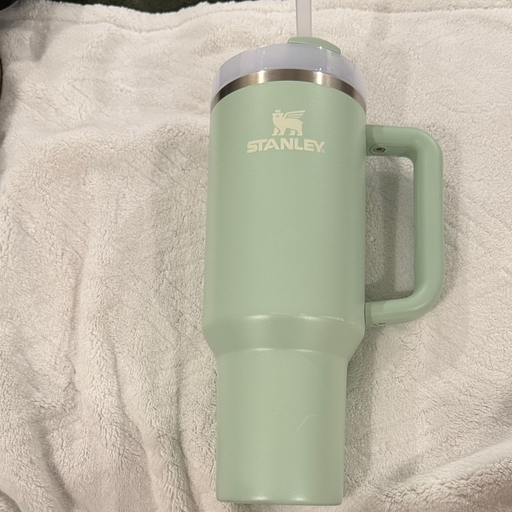 Stanley Mint Green Travel Tumbler